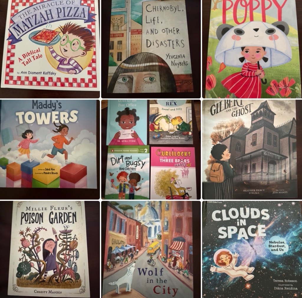 So much recent book mail I made a photo collage! This includes a few books I won from giveaways, some books I preordered, and several I purchased from an auction to support a wonderful cause!